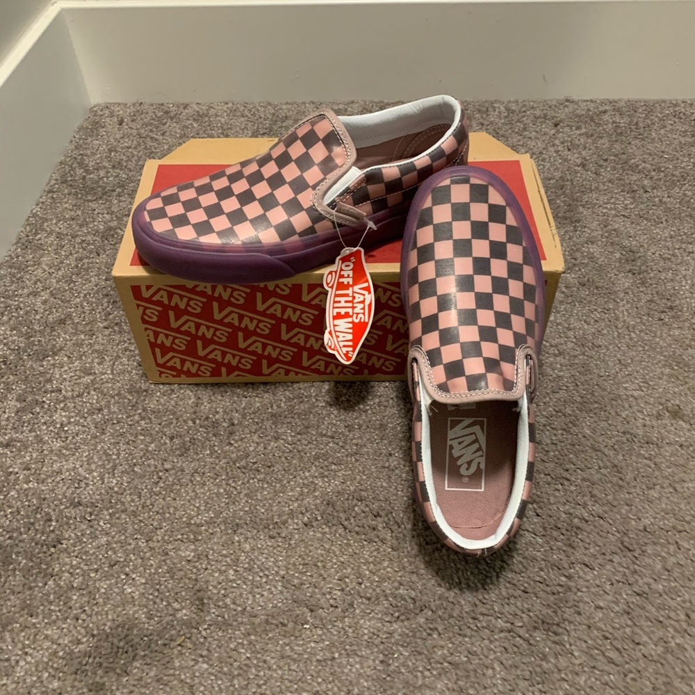 Water proof checkerboard Vans